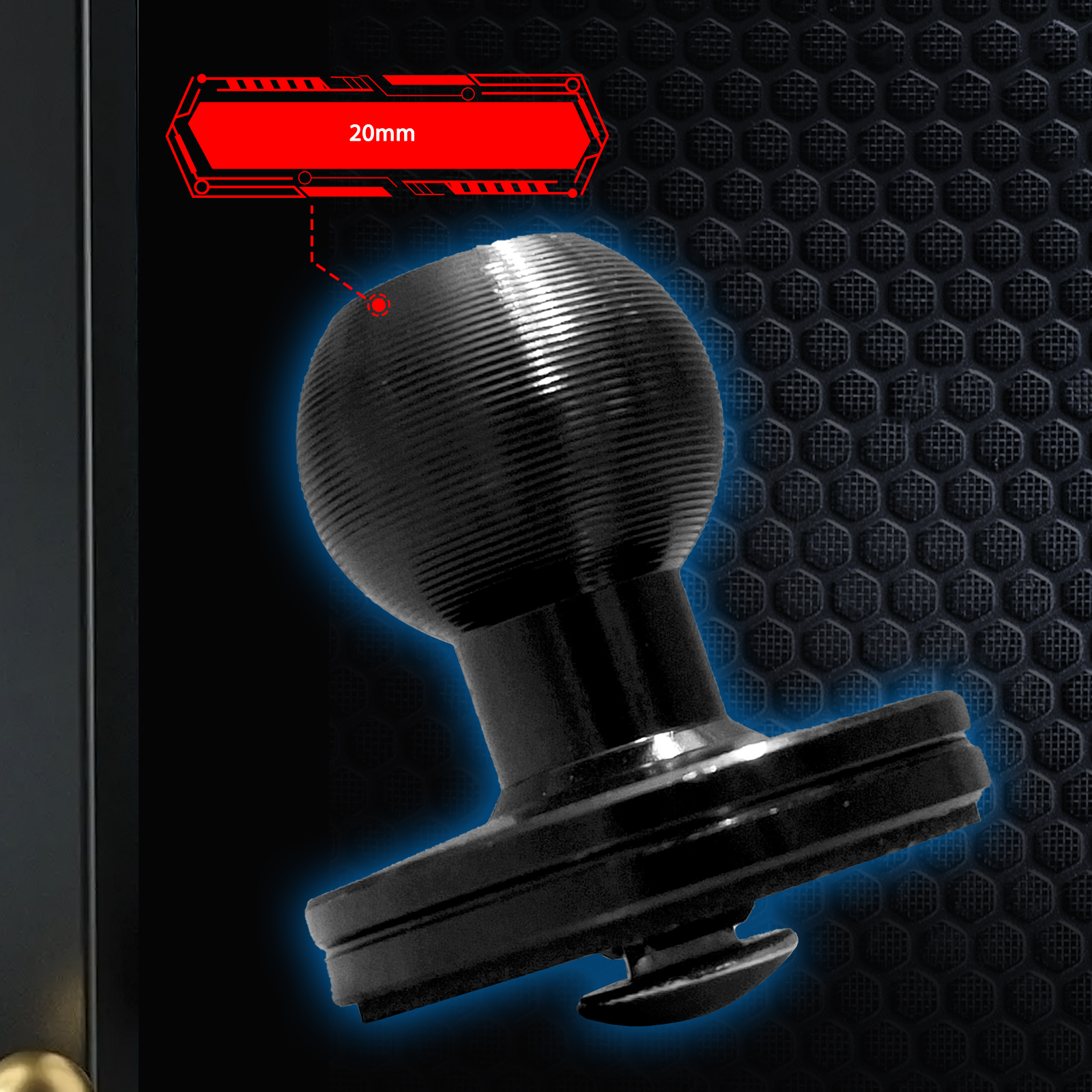 WXRYLYN 20mm Aluminum Ball Mount Base 0.79’’ Ball Adapter