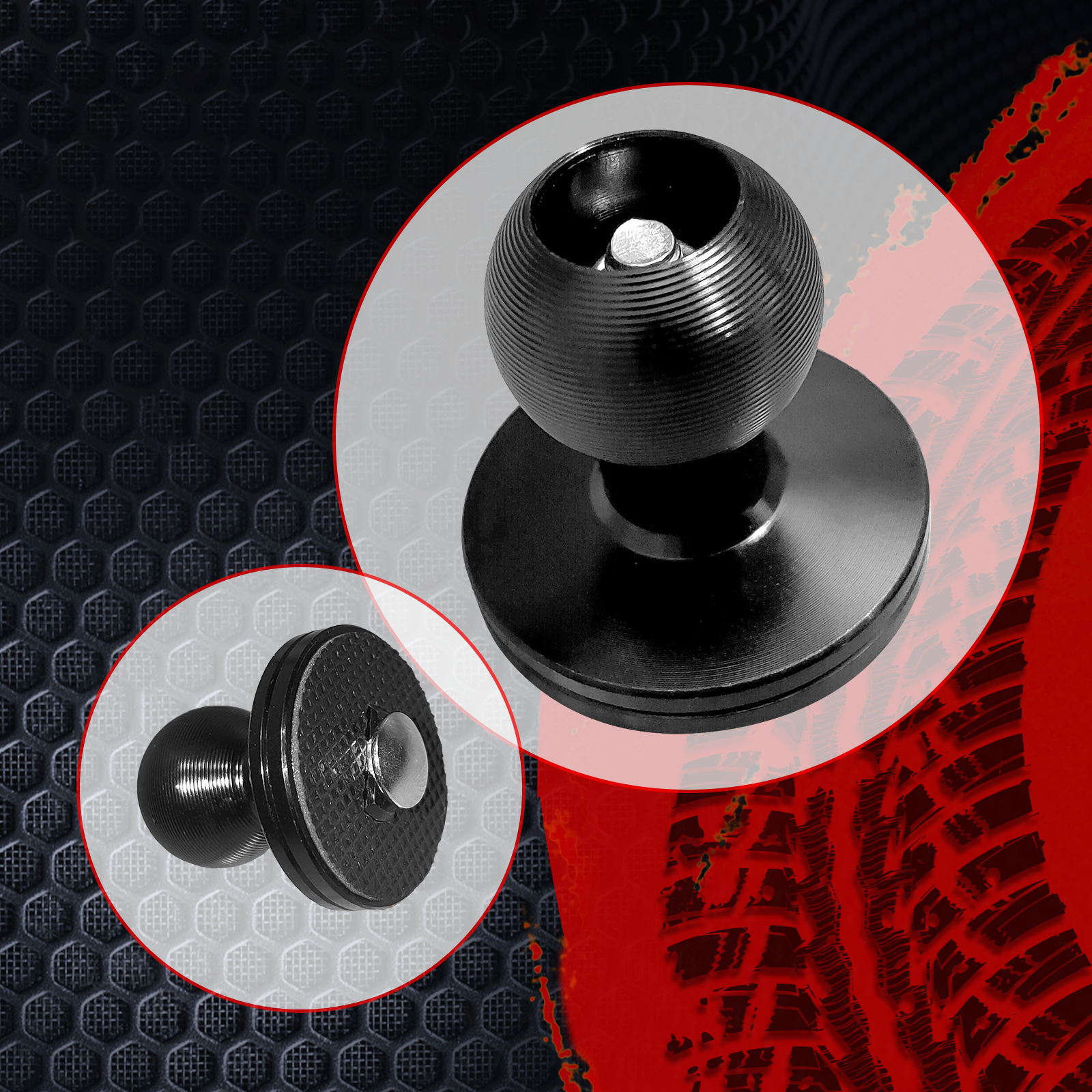 WXRYLYN 20mm Aluminum Ball Mount Base 0.79’’ Ball Adapter