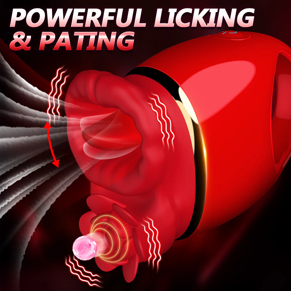 Emerald Lips Clitoris Licking Vibrator - smoochlovers