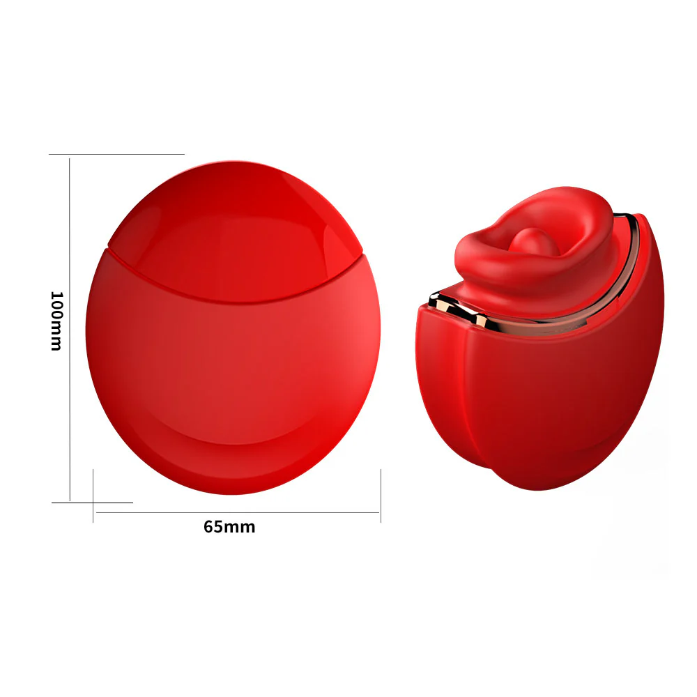 Peach Bliss Tongue Vibrator - smoochlovers