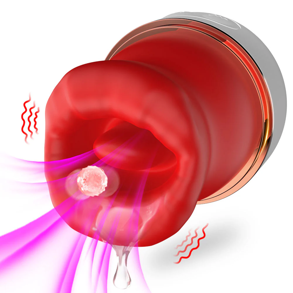 Golden Essence Tongue Vibrator - smoochlovers