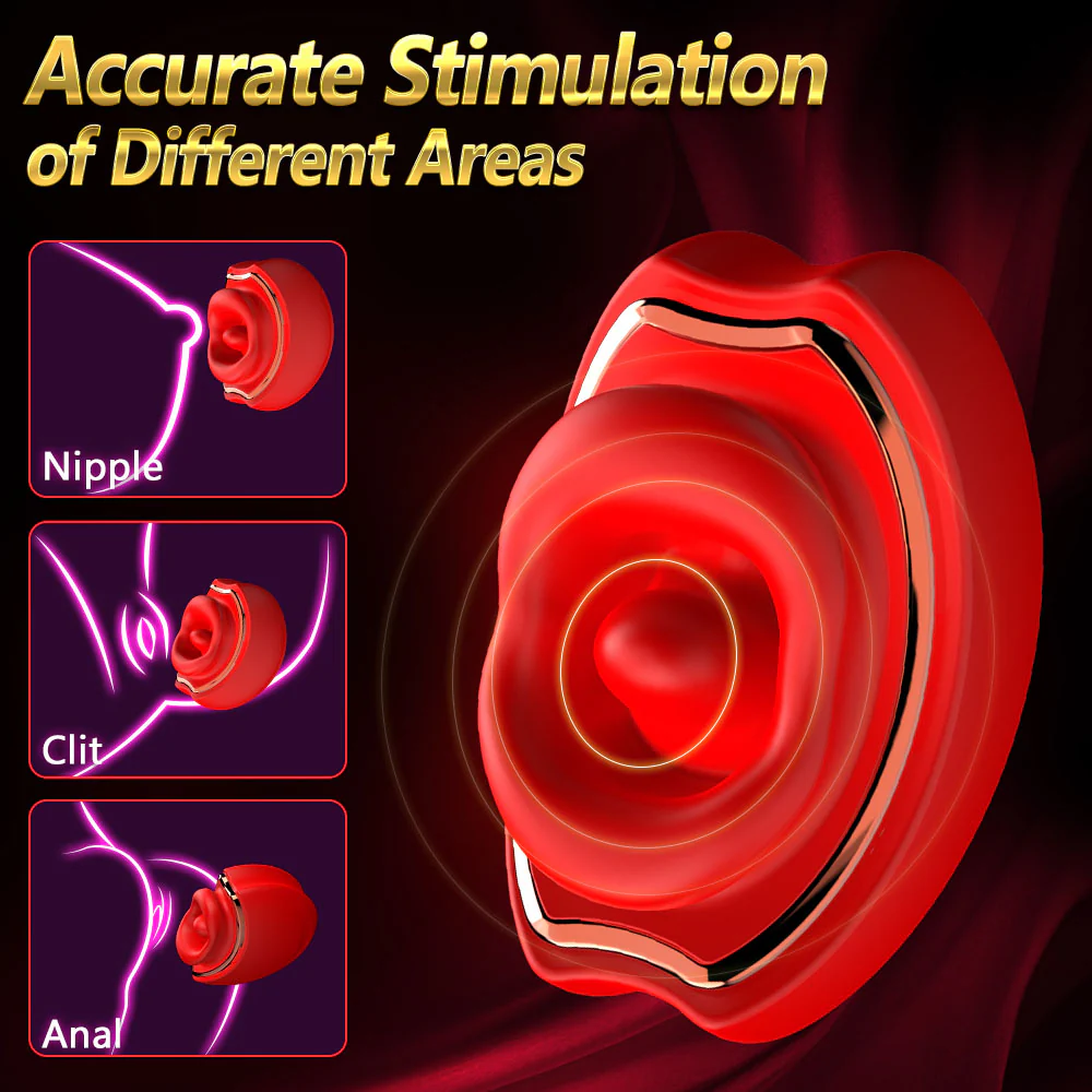 Peach Bliss Tongue Vibrator - smoochlovers