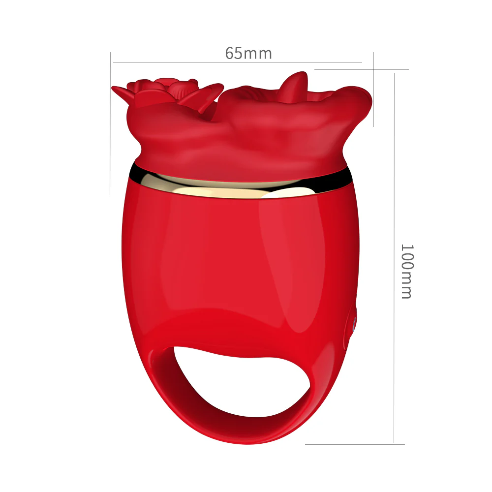 Emerald Lips Clitoris Licking Vibrator - smoochlovers