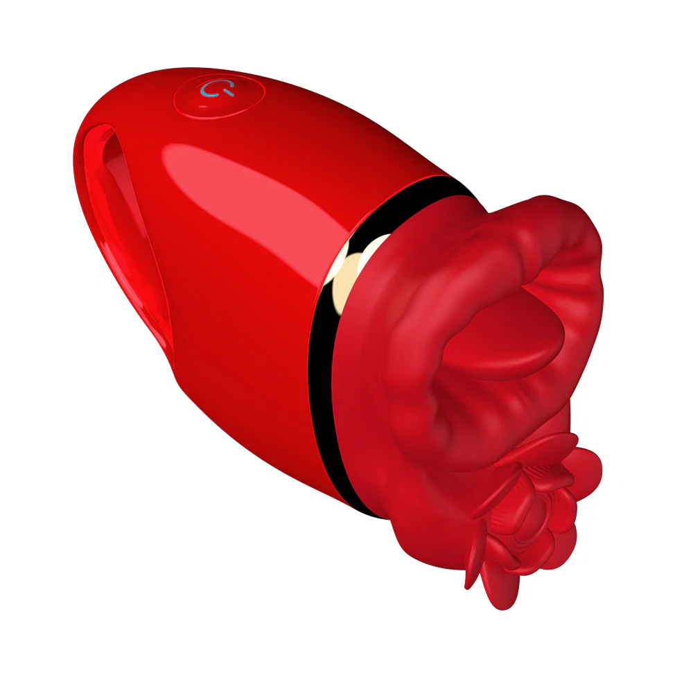 Emerald Lips Clitoris Licking Vibrator - smoochlovers