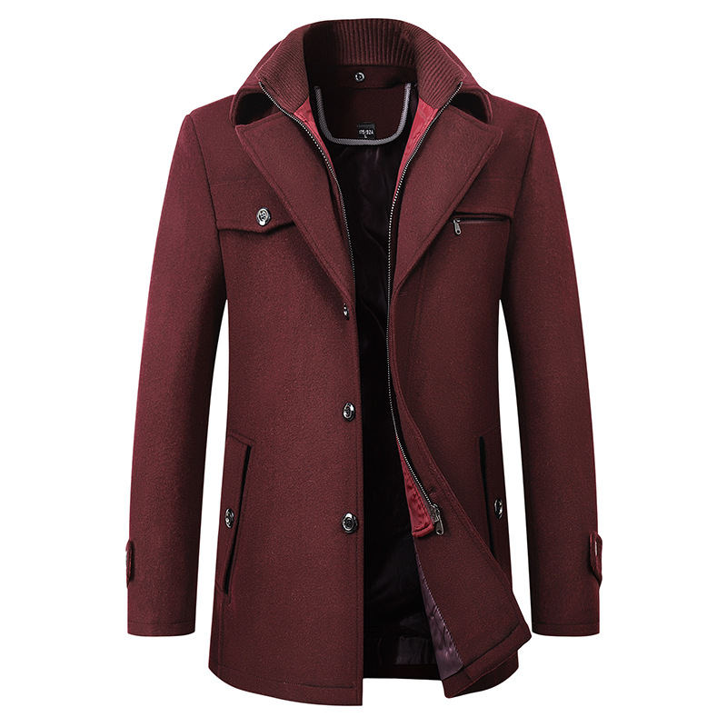 Winter Warm Thickened Men's Casual Jacket Fashion Coats MWT412249