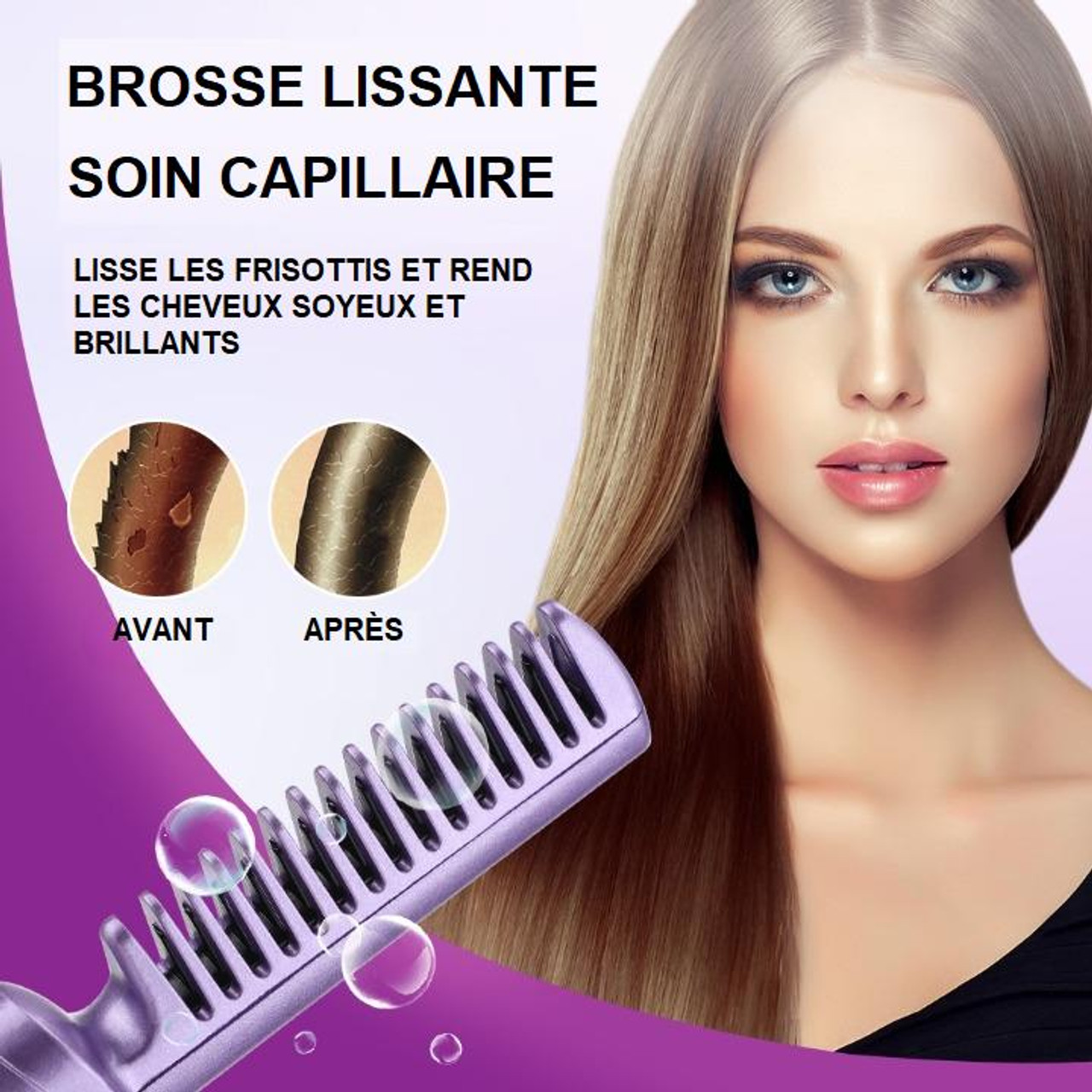 2025 New Hair Straightener Steam Hair Straightener Hair Style Tool ZFQ311240