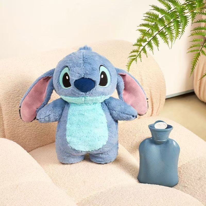 Anime Hobby Stitch Winter Extra Large Plush Hot Water Bottle Women's Home Water Filling Hand Warmer Gift for Girlfriend RSD506064