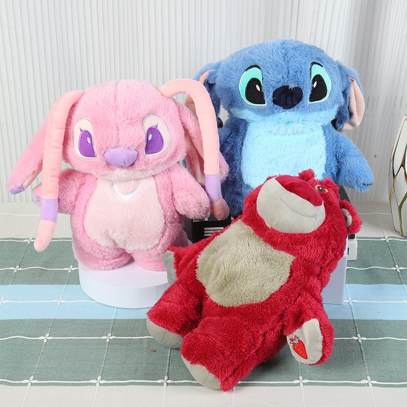 Anime Hobby Stitch Winter Extra Large Plush Hot Water Bottle Women's Home Water Filling Hand Warmer Gift for Girlfriend RSD506064