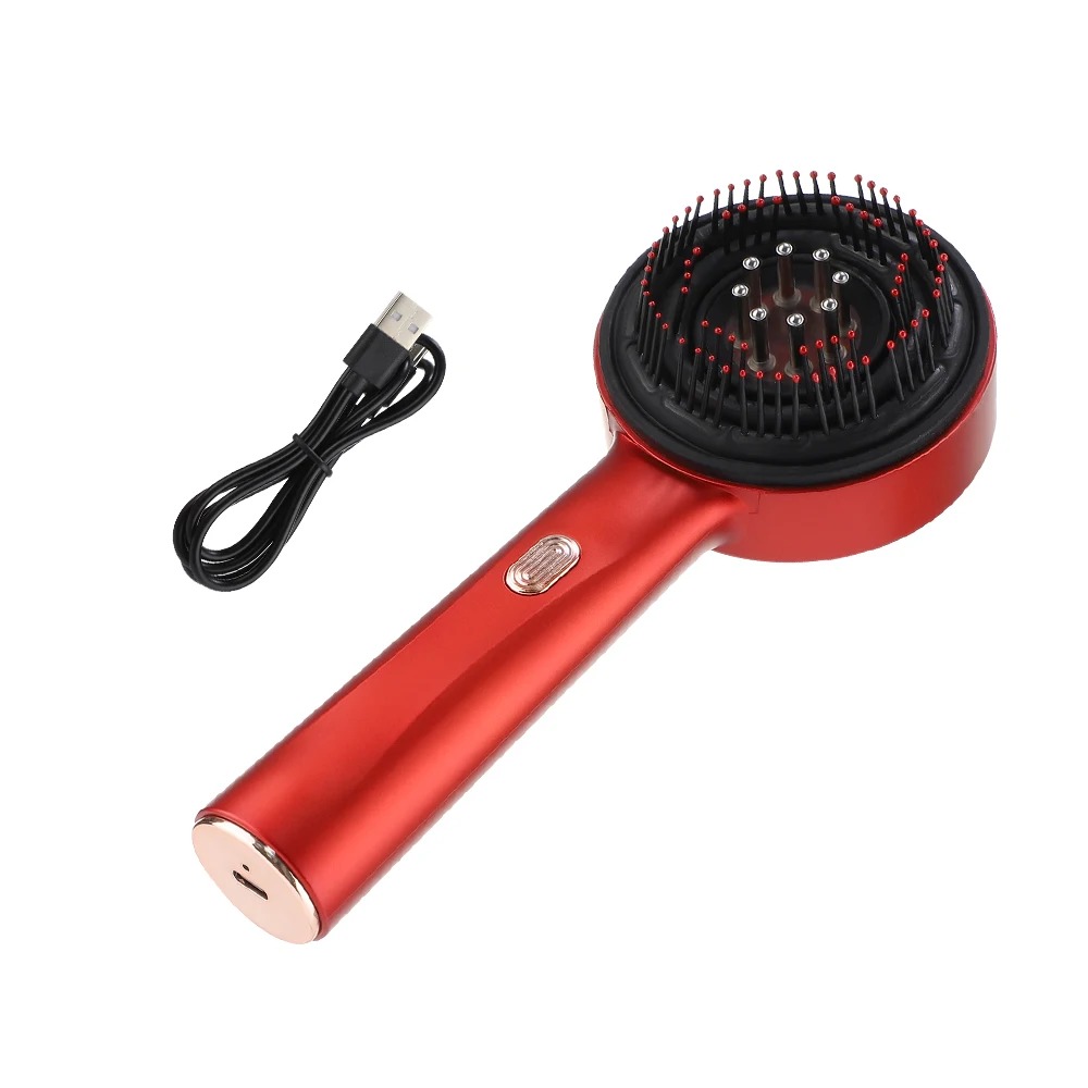 Electric Hair Regrowth Brush with Infrared Light Machine Acupoint Scalp Massage Anti-Hair Loss Exercise Hair Scrubber Combs NMSZ506250