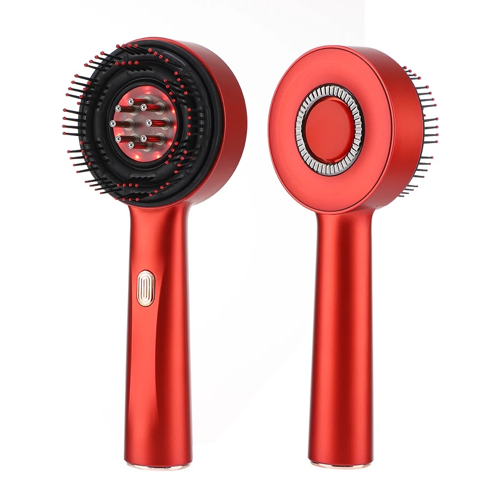 Electric Hair Regrowth Brush with Infrared Light Machine Acupoint Scalp Massage Anti-Hair Loss Exercise Hair Scrubber Combs NMSZ506250