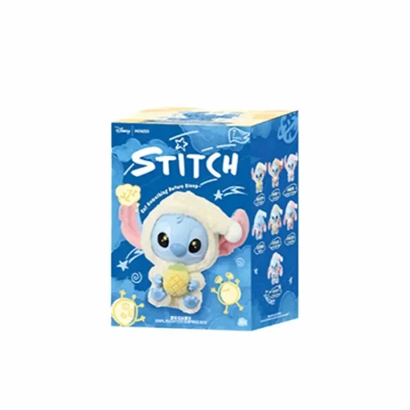 Stitch Eat Something Before Sleep Series Blind Box Vinyl Plush Pendant Mystery Box Cute Stitch Doll Surprise Toy Gift Toy