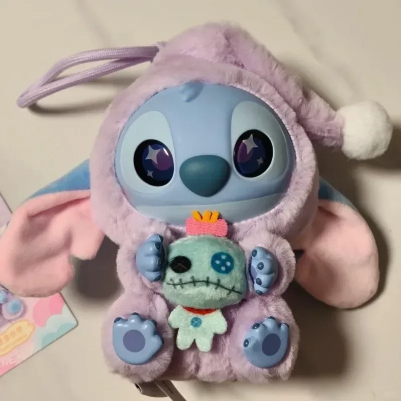 Stitch Eat Something Before Sleep Series Blind Box Vinyl Plush Pendant Mystery Box Cute Stitch Doll Surprise Toy Gift Toy