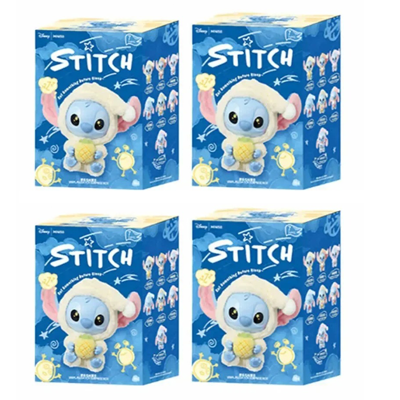 Stitch Eat Something Before Sleep Series Blind Box Vinyl Plush Pendant Mystery Box Cute Stitch Doll Surprise Toy Gift Toy