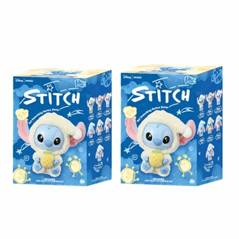 Stitch Eat Something Before Sleep Series Blind Box Vinyl Plush Pendant Mystery Box Cute Stitch Doll Surprise Toy Gift Toy