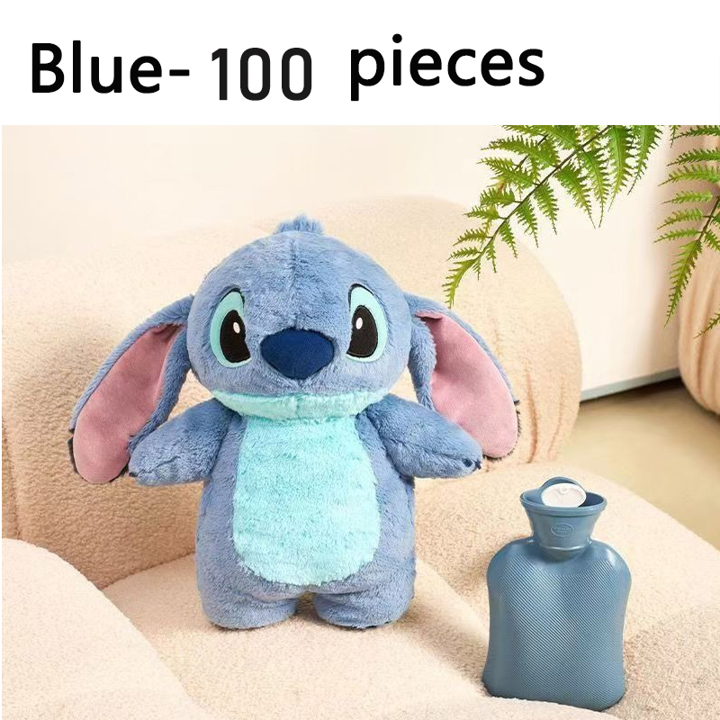 Anime Hobby Stitch Winter Extra Large Plush Hot Water Bottle Women's Home Water Filling Hand Warmer Gift for Girlfriend RSD506064