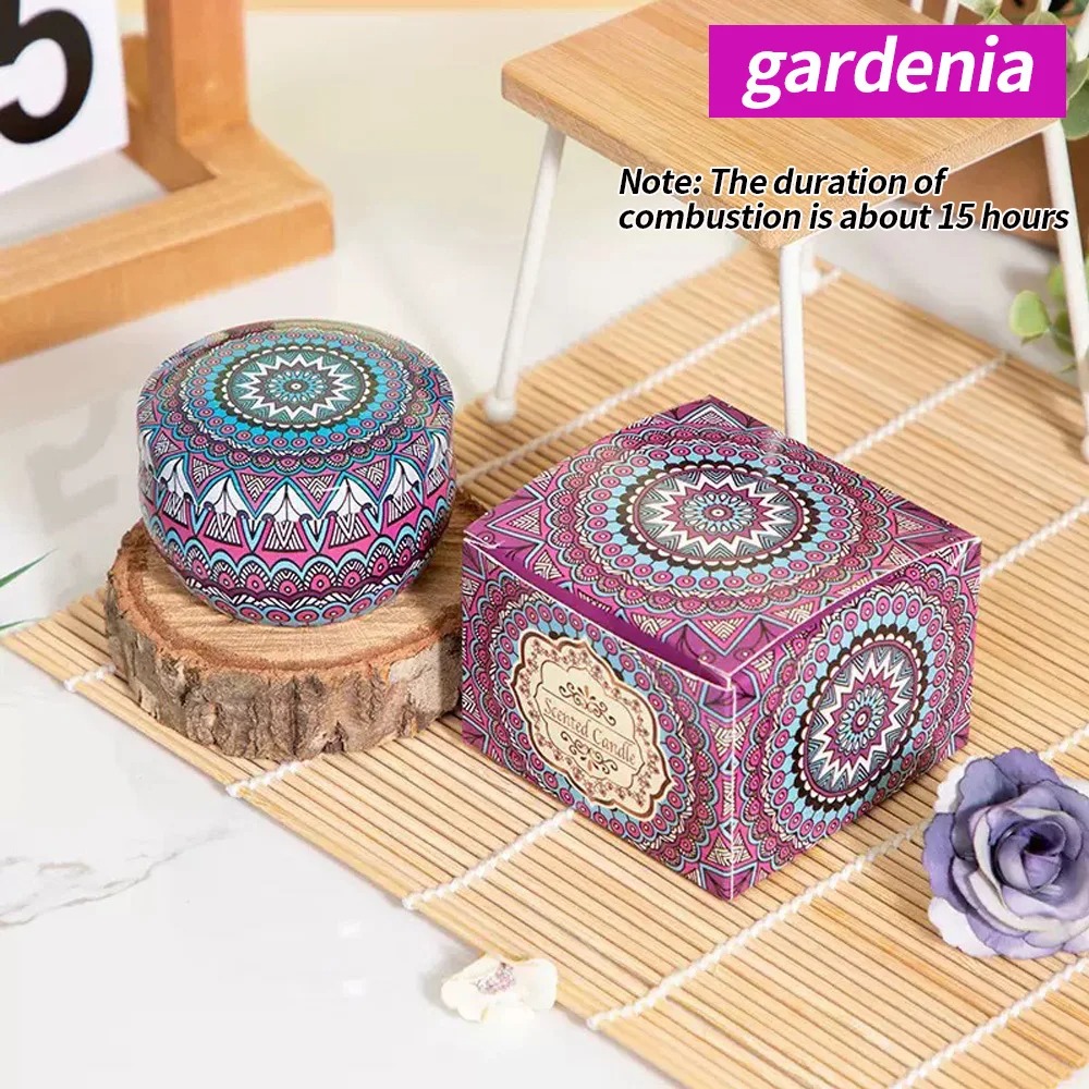 1 piece - Dried Flower Aromatherapy Candle | Combination of Soy Wax Oil and Essential Oil | Ideal Gift for Female Friends