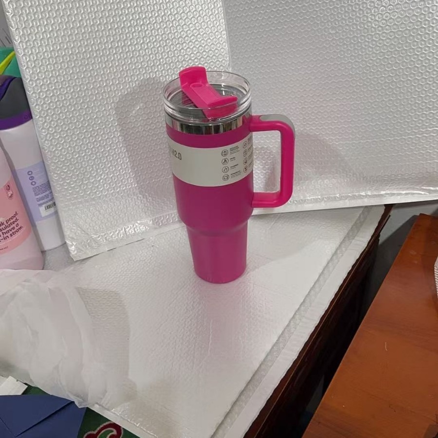 2025New Arrivals Thermal Coffee Cup with Straw Stainless Steel Vacuum Insulated Tumbler 40oz Thermal Iced Travel Cup for Outdoor