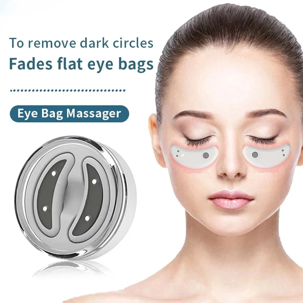 EMS Micro-current Led Red Light Eye Care Massage With Gel Patch For Treatment Under Eye Wrinkle Improvement Dark Circles Removal Eye Lines MRY503280