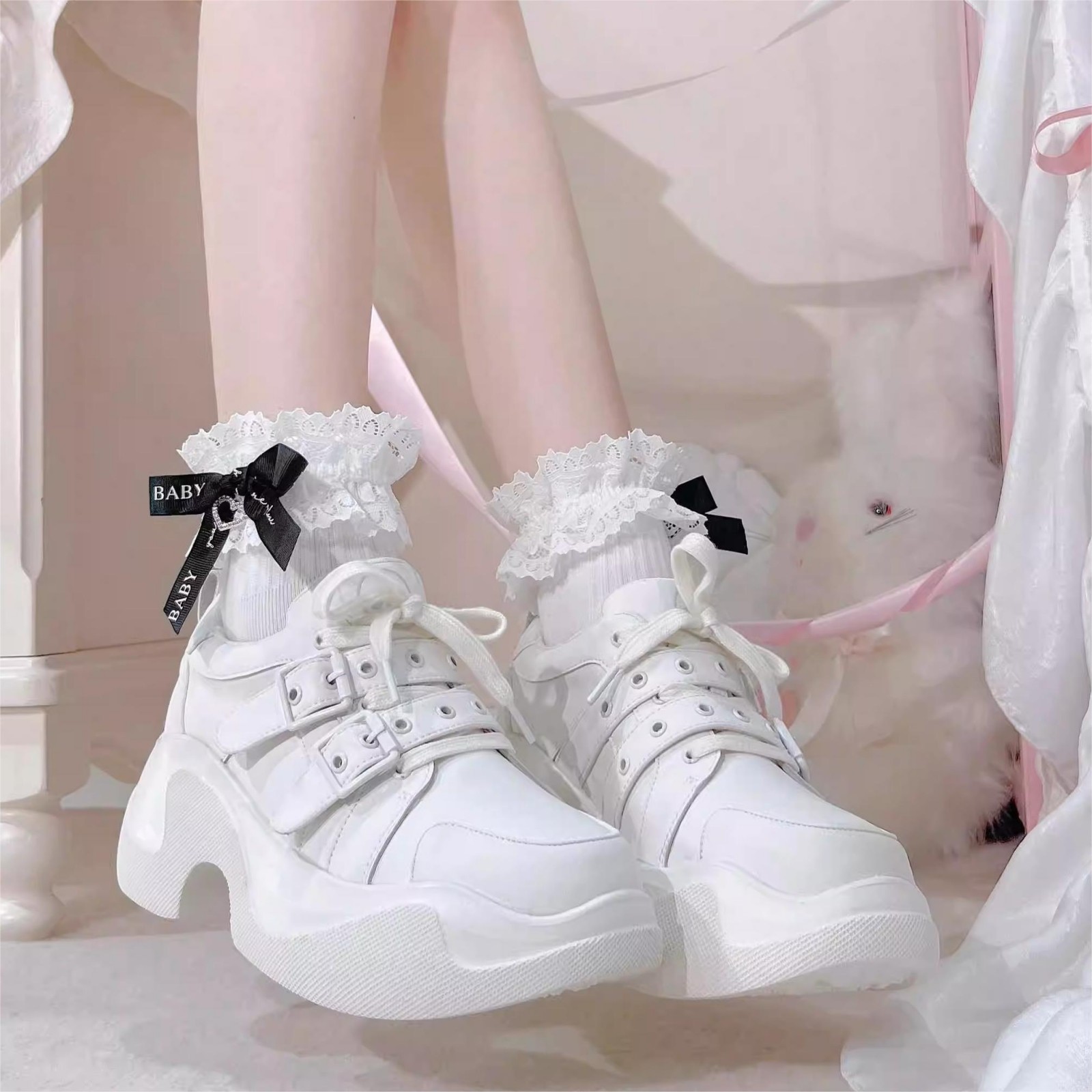 Overdrive Skull GURURU Original y2k Subculture Landmine Sneakers