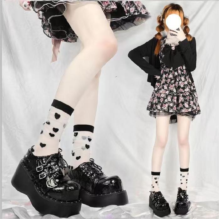 GURURU Original Lolita Y2K Subculture Punk Chunky Platform Shoes – Edgy, Stylish, and Comfortable