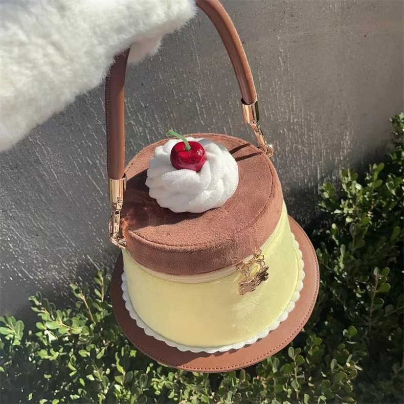 GURURU Delicious Pudding Lolita Handbag – Adorable, Realistic, and Functional