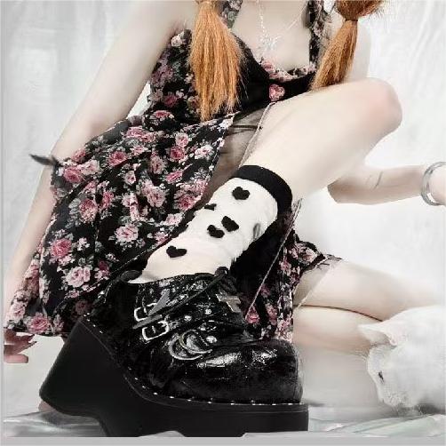 GURURU Original Lolita Y2K Subculture Punk Chunky Platform Shoes – Edgy, Stylish, and Comfortable