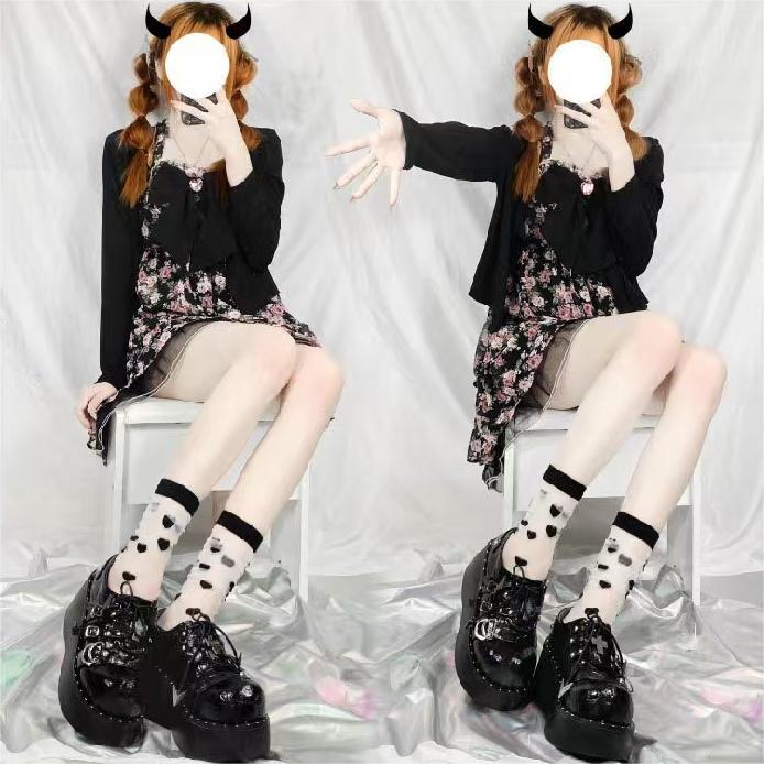 GURURU Original Lolita Y2K Subculture Punk Chunky Platform Shoes – Edgy, Stylish, and Comfortable