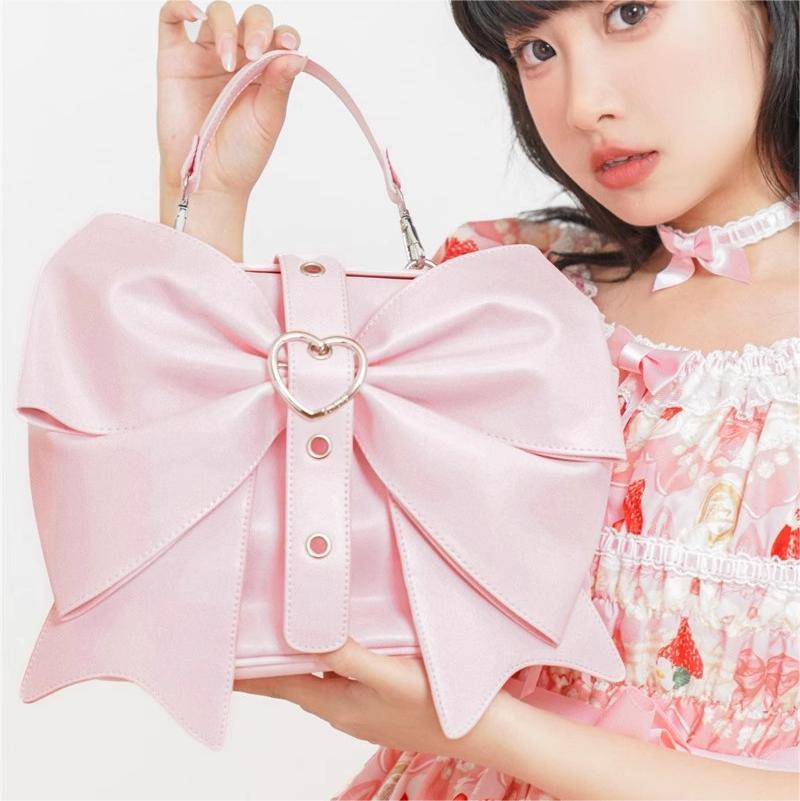 GURURU Oversized Bow Backpack – Cute and Edgy Y2K-Inspired Design