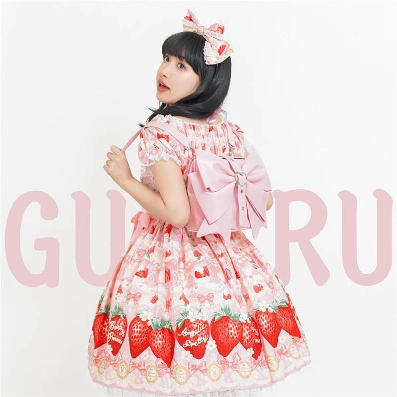 GURURU Oversized Bow Backpack – Cute and Edgy Y2K-Inspired Design