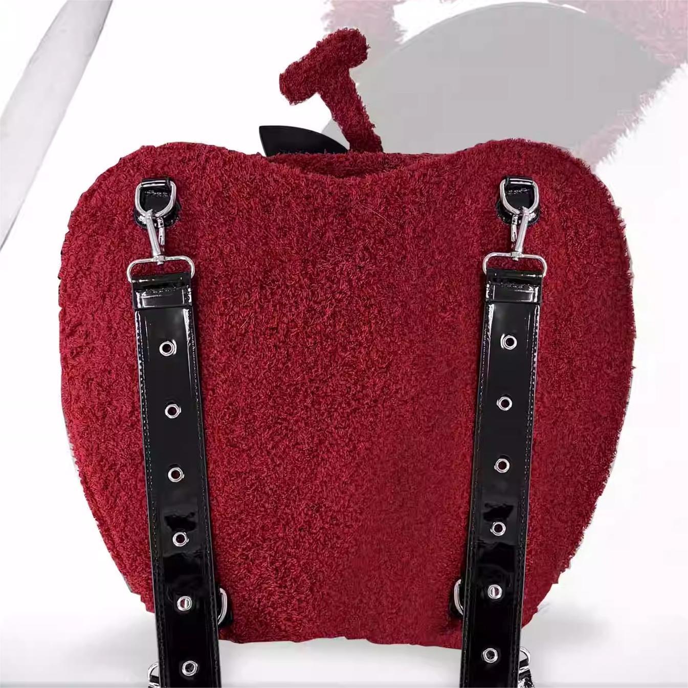 GURURU Apple Skull Backpack – Edgy, Spacious, and Uniquely Crafted