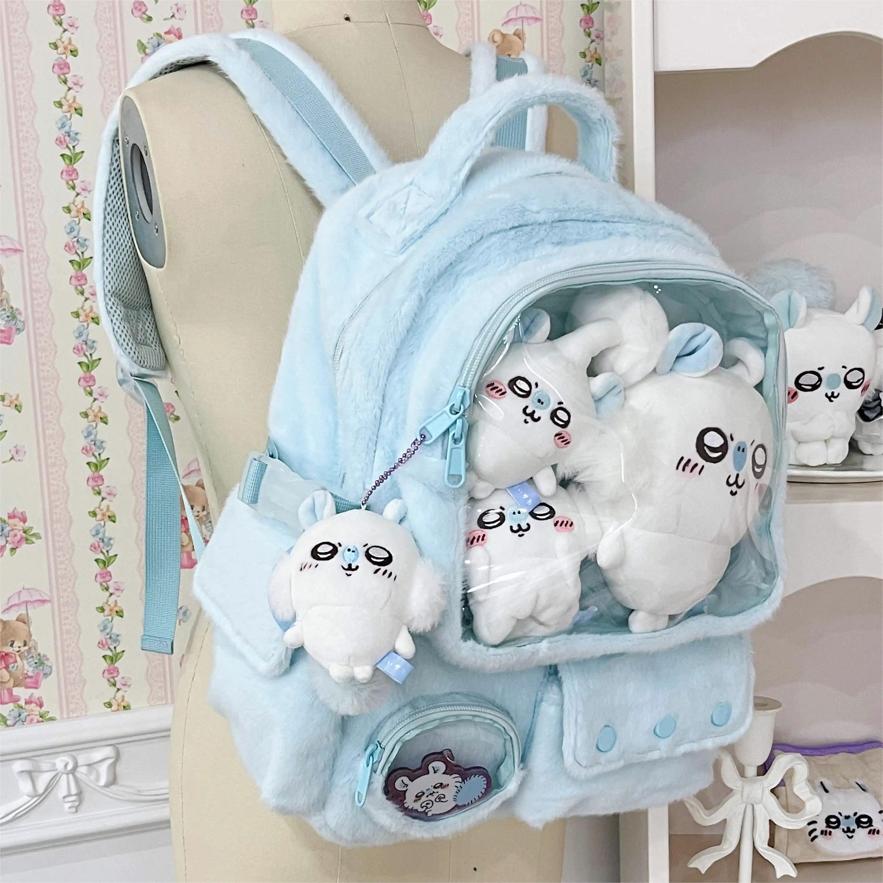 Claw Machine Plush Backpack – Cute & Spacious Itabag for Anime Lovers! 🎀🪀💖