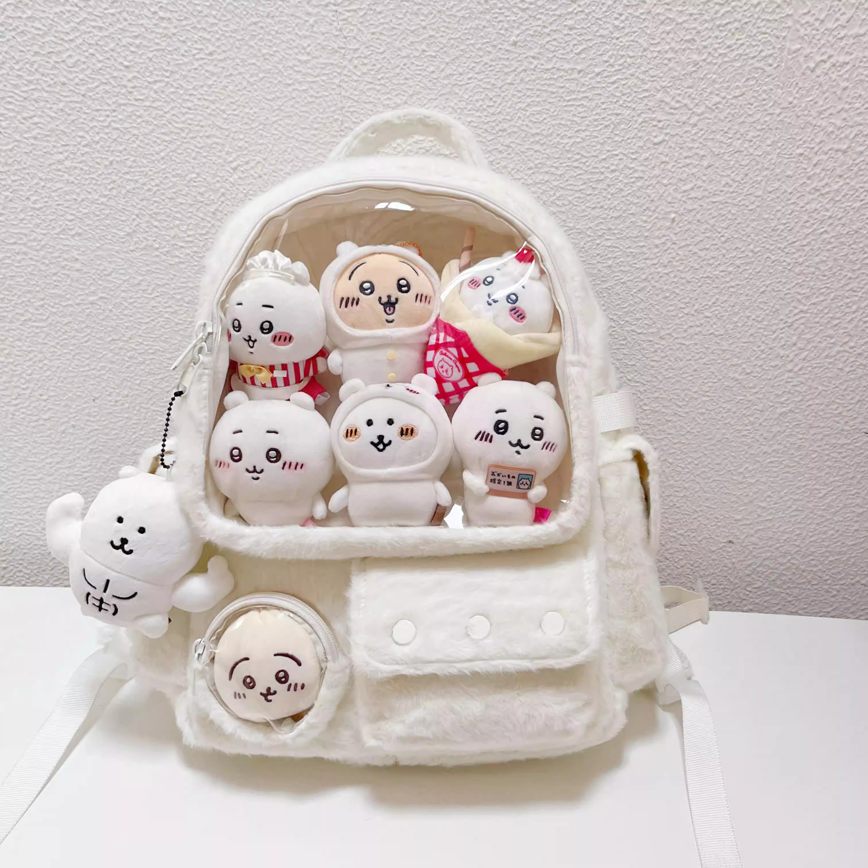 Claw Machine Plush Backpack – Cute & Spacious Itabag for Anime Lovers! 🎀🪀💖