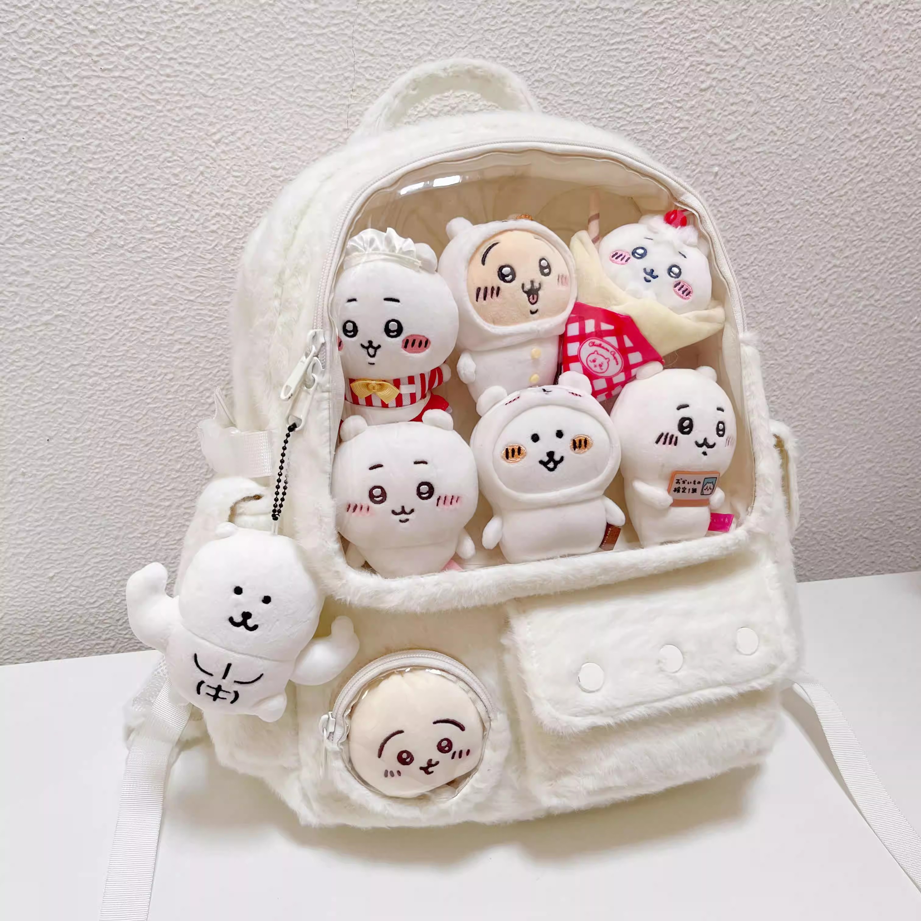 Claw Machine Plush Backpack – Cute & Spacious Itabag for Anime Lovers! 🎀🪀💖