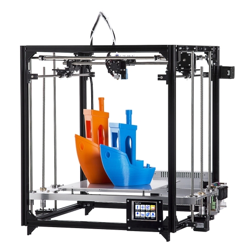 FLSUN_F3 DIY Kit Touch Screen Dual Nozzle Auto Leveling Cube Full Metal Square Large Printing Size Desktop 3D Printer with Heated Bed Precision