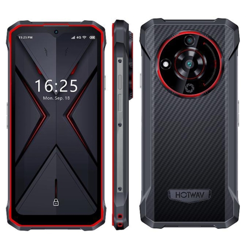 HOTWAV T7 Rugged Phone - Red