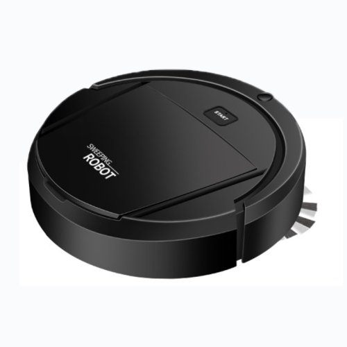 Household Automatic Smart Charging Sweeping Robot, Specification: 3 in 1（Black）