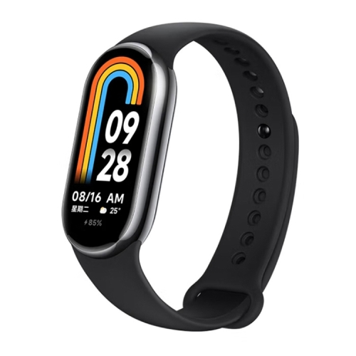 Original Xiaomi Mi Band 8 Global 1.62 inch AMOLED Screen 5ATM Waterproof Smart Watch, Support Blood Oxygen / Heart Rate Monitor (Black)