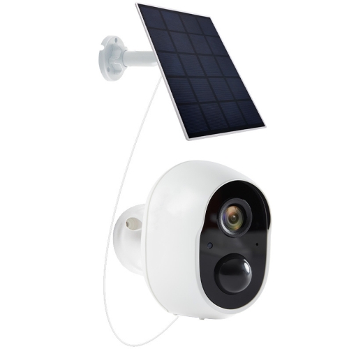 Graffit Version Home Ultra-HD Solar Panel Wireless WiFi Surveillance Camera, Memory Card:Without Memory(EU Plug)