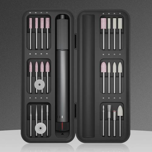 Xiaomi Youpin DUKA ATuMan EP1 Mini Drill Cordless Rotary Tools Kit Electric Carving Pen Engraving Pen (Black)