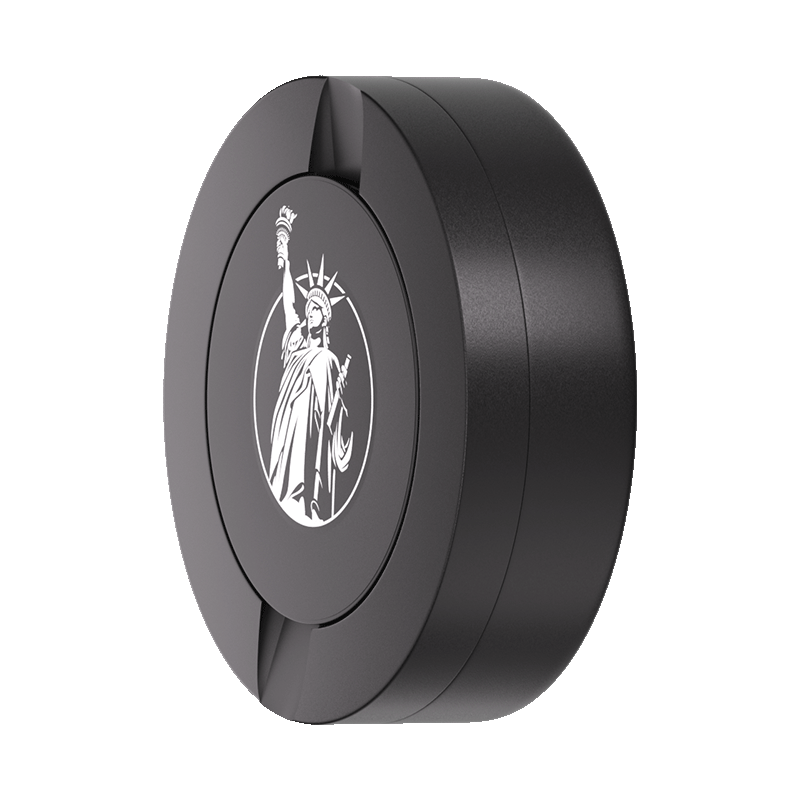 Black Metal Two-Tie Container Cans