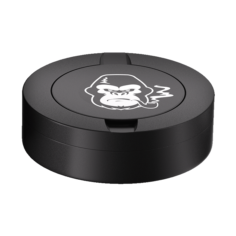 Black Metal Two-Tie Container Cans