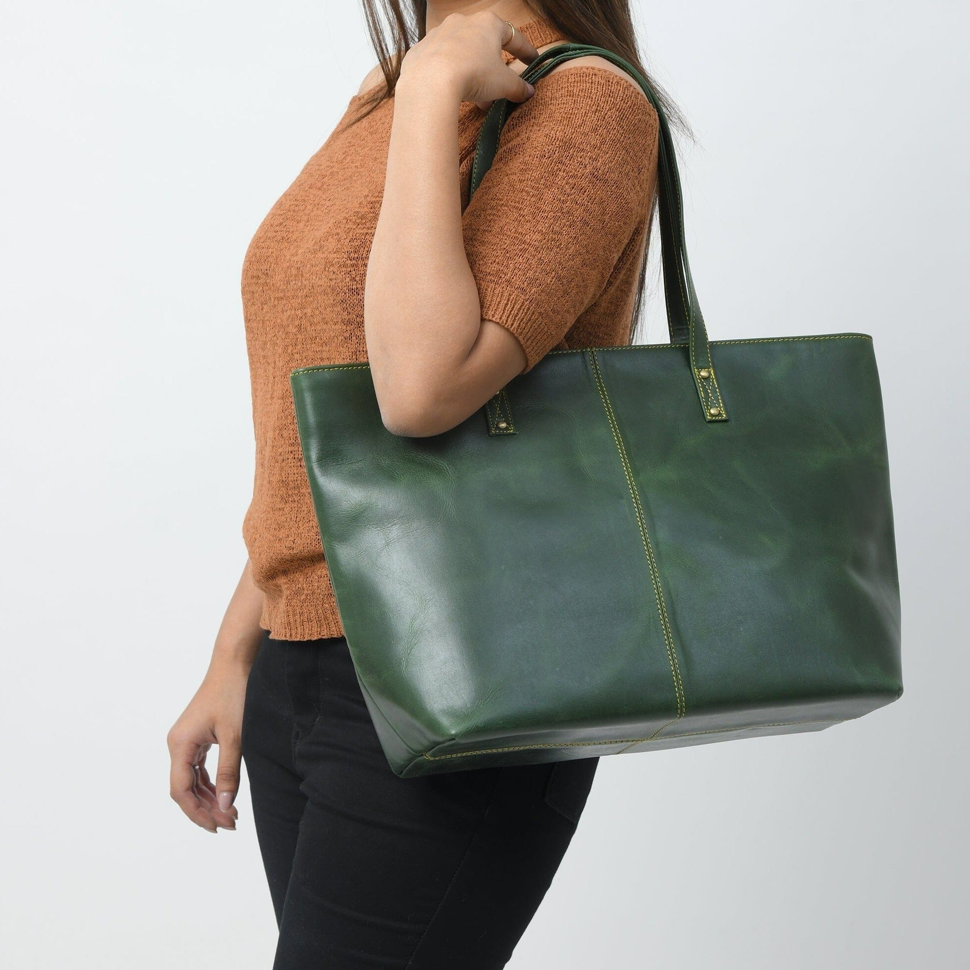 The Kim Tote Bag Green