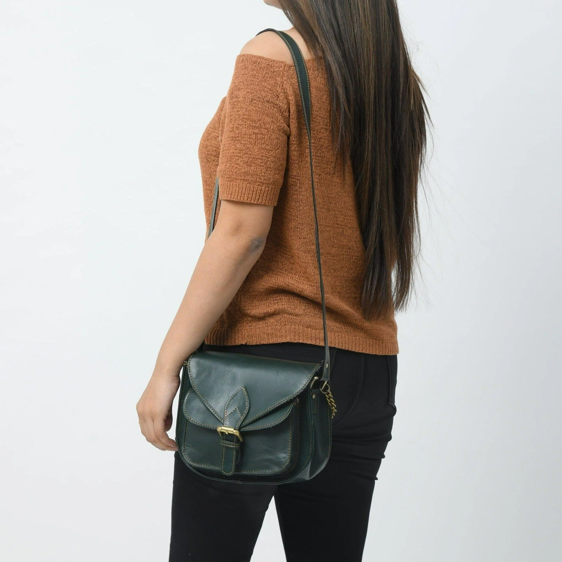 The Molina Satchel Green