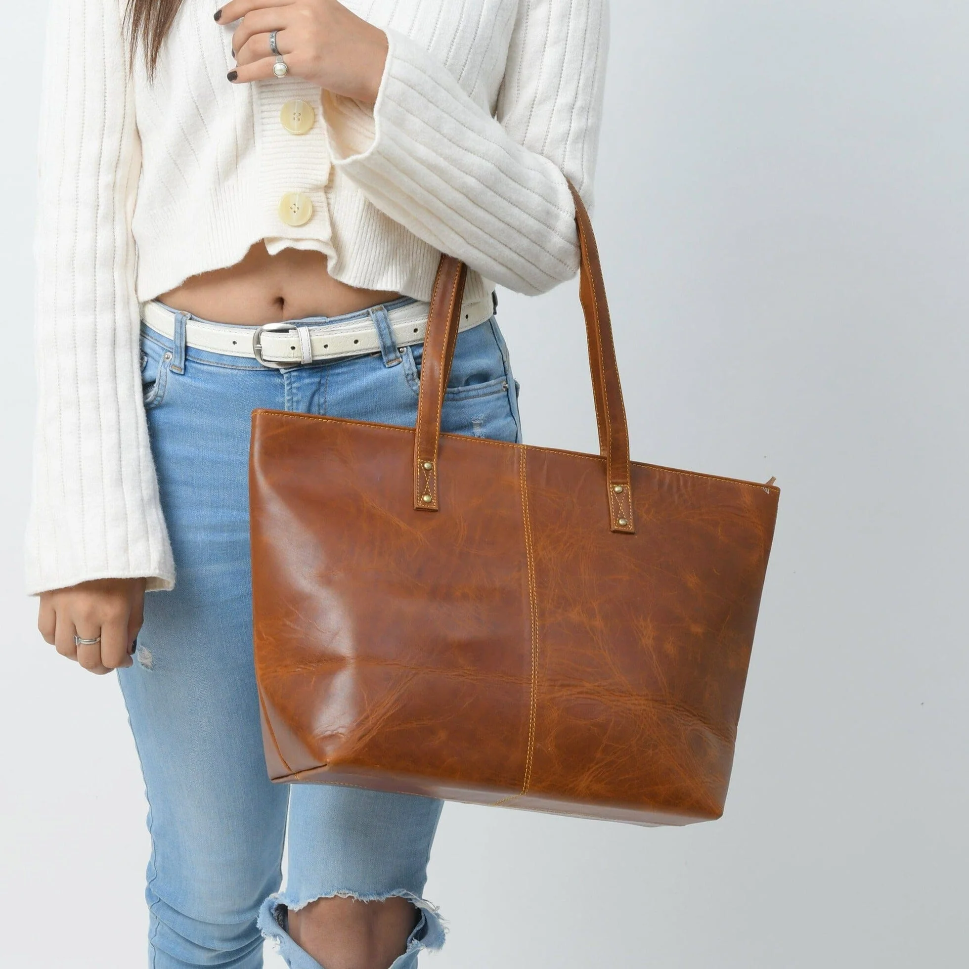 The Kim Tote Bag Cocoa Brown