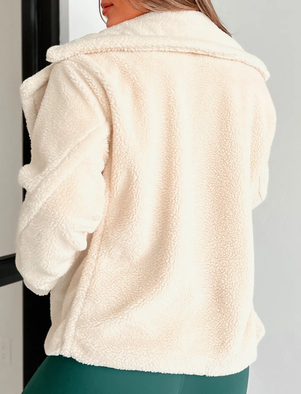 Lapel Collar Lovely thick and loose jacket