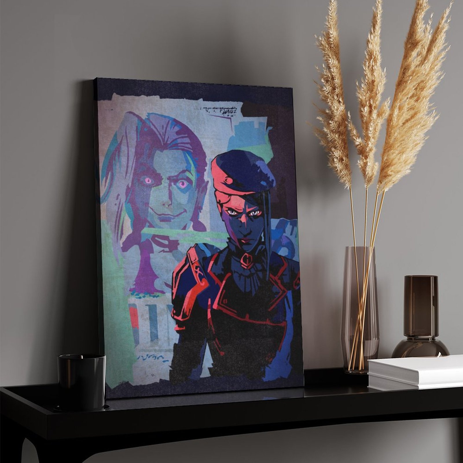 Jinx and Caitlyn Graffiti