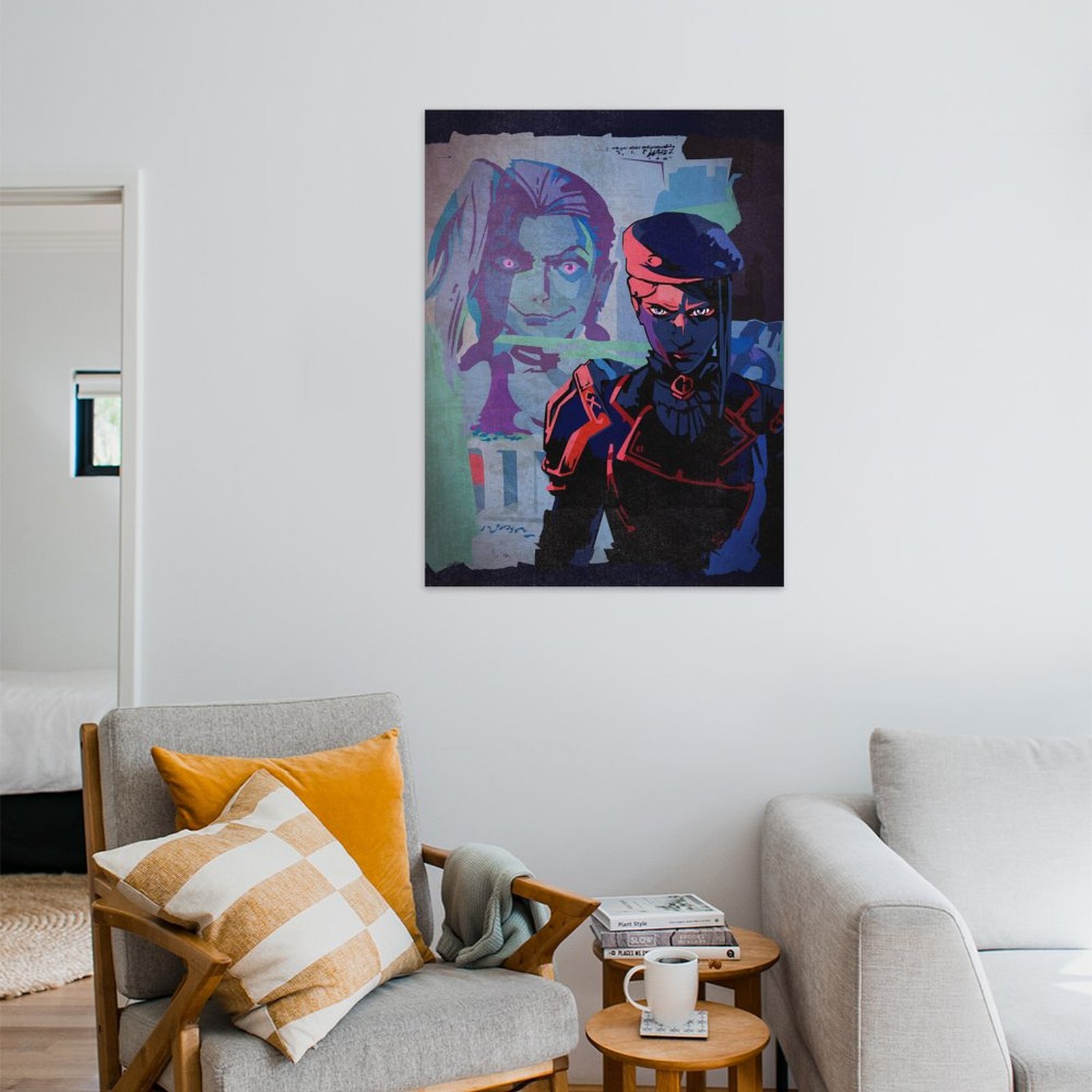 Jinx and Caitlyn Graffiti