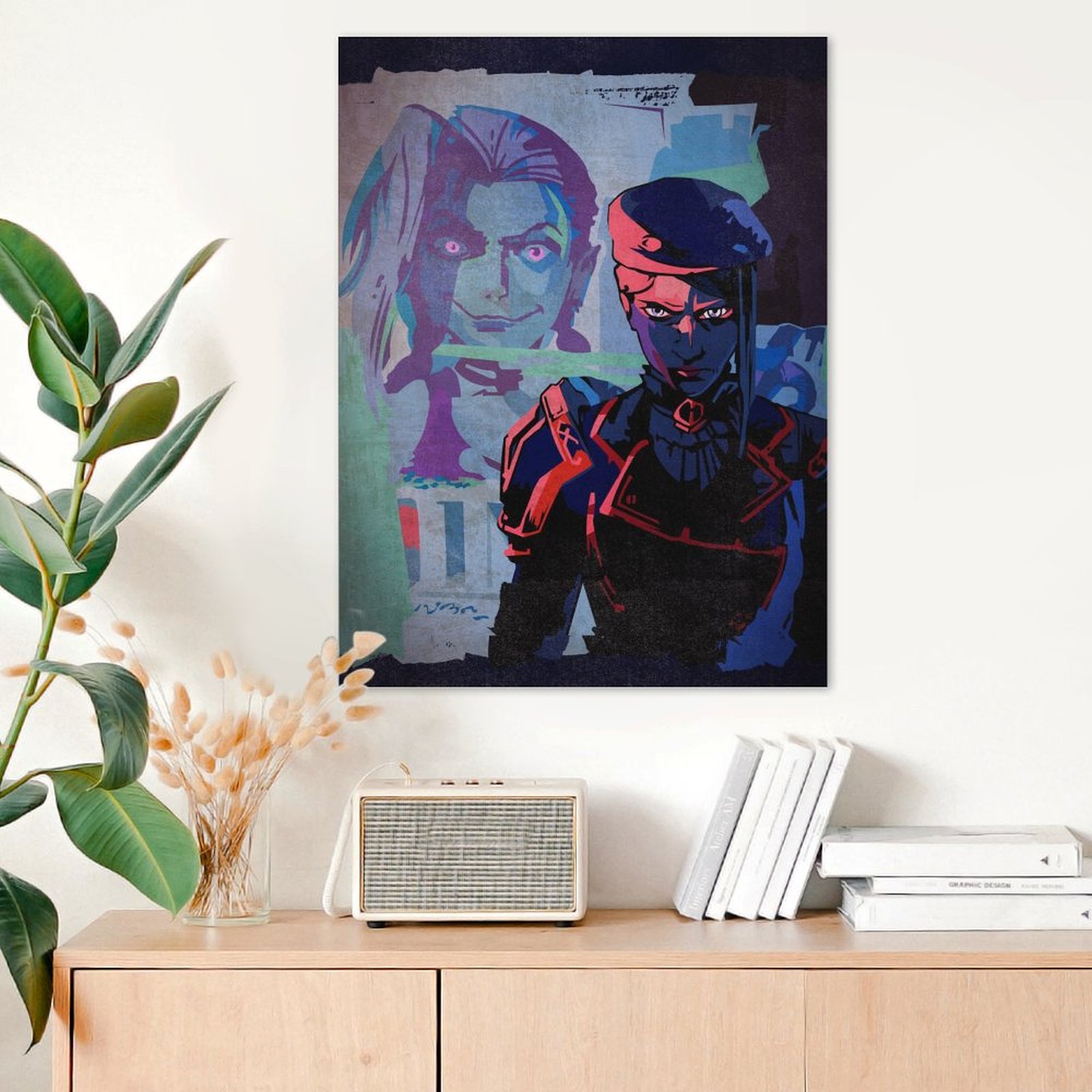 Jinx and Caitlyn Graffiti