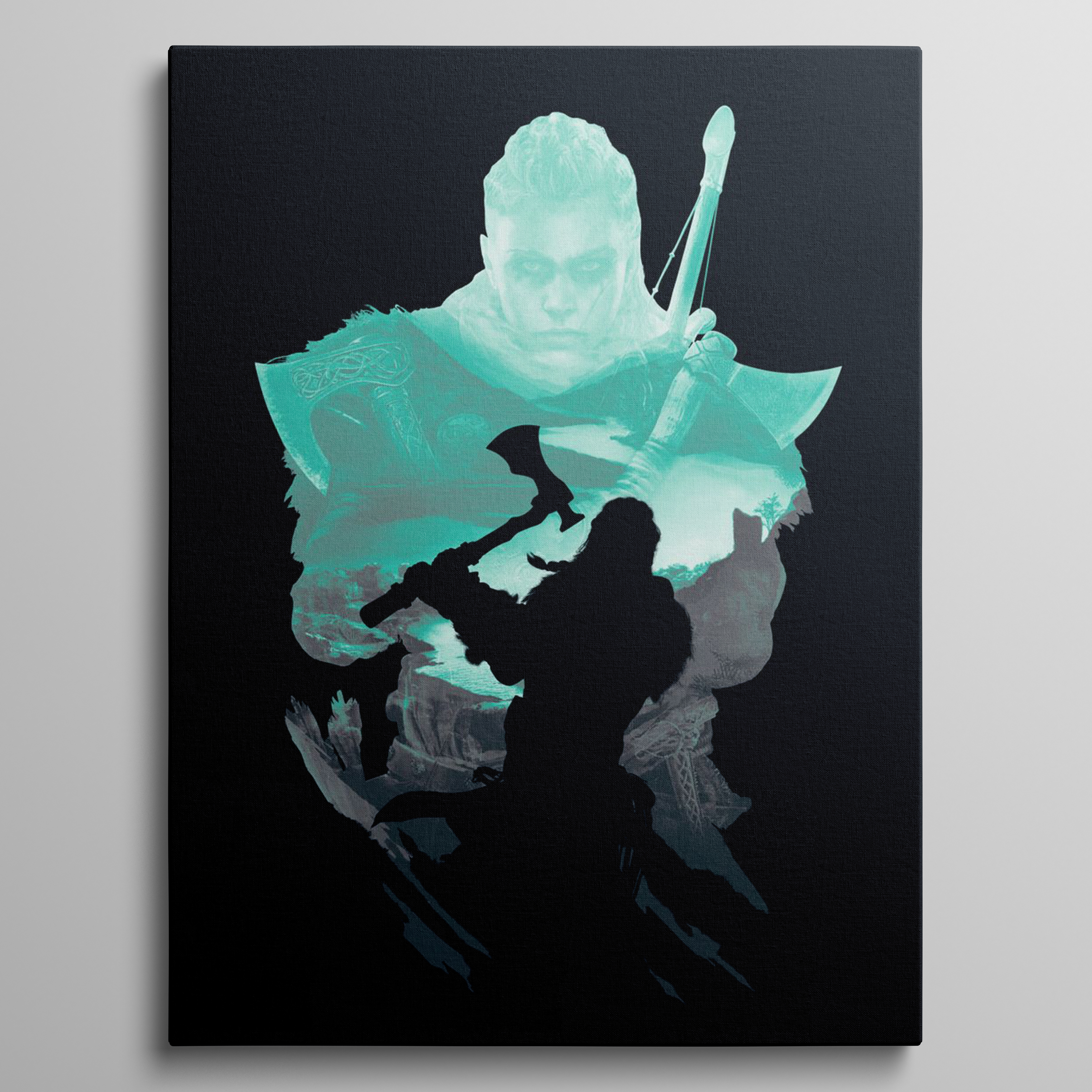 Female Viking Shadow