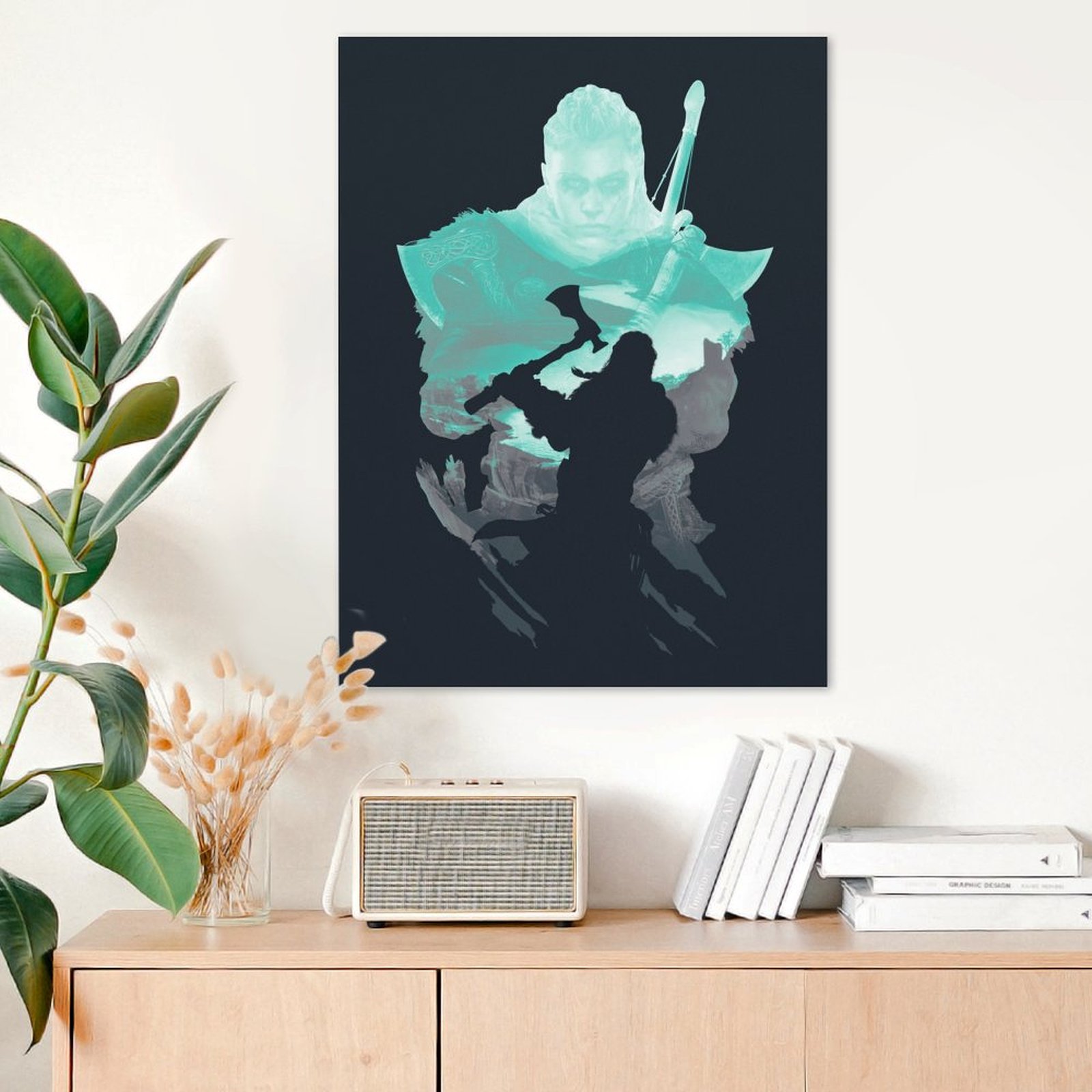 Female Viking Shadow